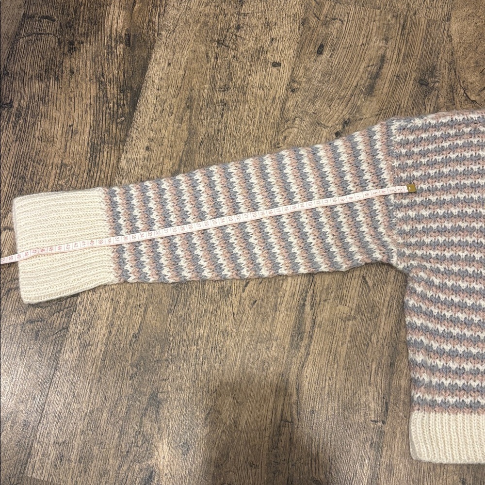 Topshop Multicolor Cowl Neck Sweater (S) - Picture 8 of 9